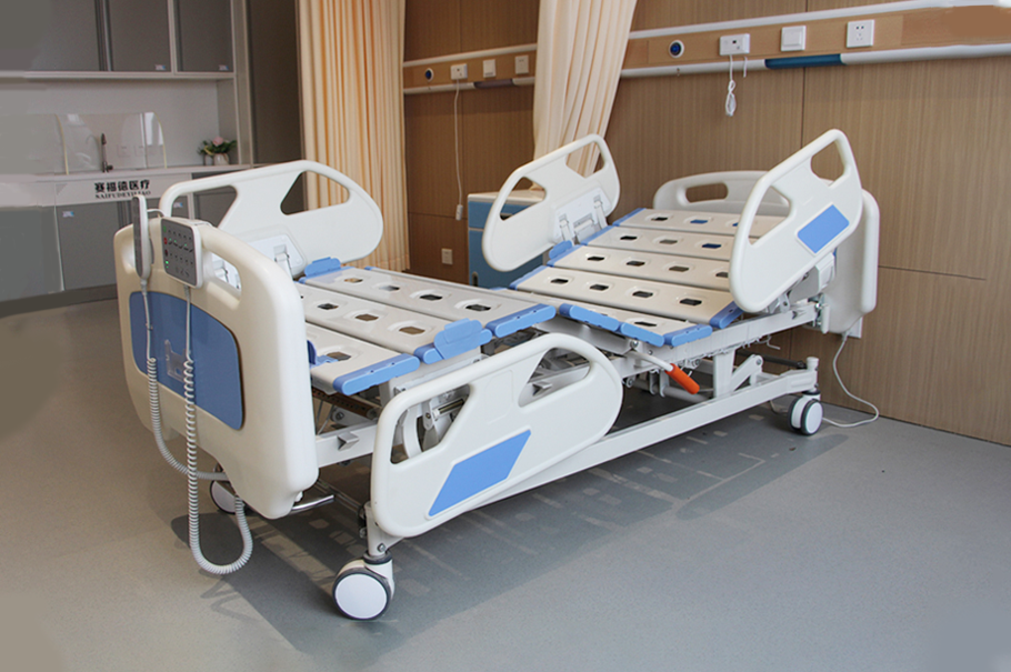 Five-function electric nursing bed